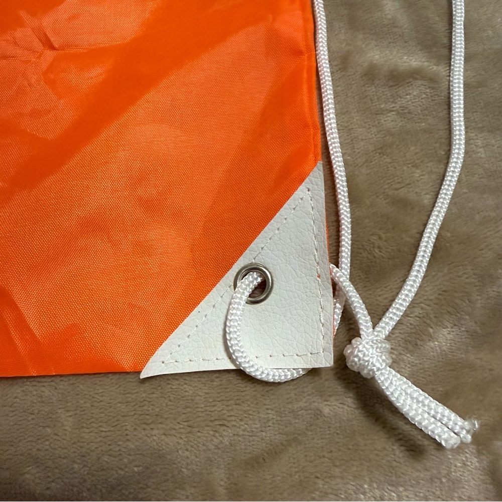 Orange Dabwoods Drawstring Bag, Casual Backpack, Cannabis, Stoner - Picture 9 of 13